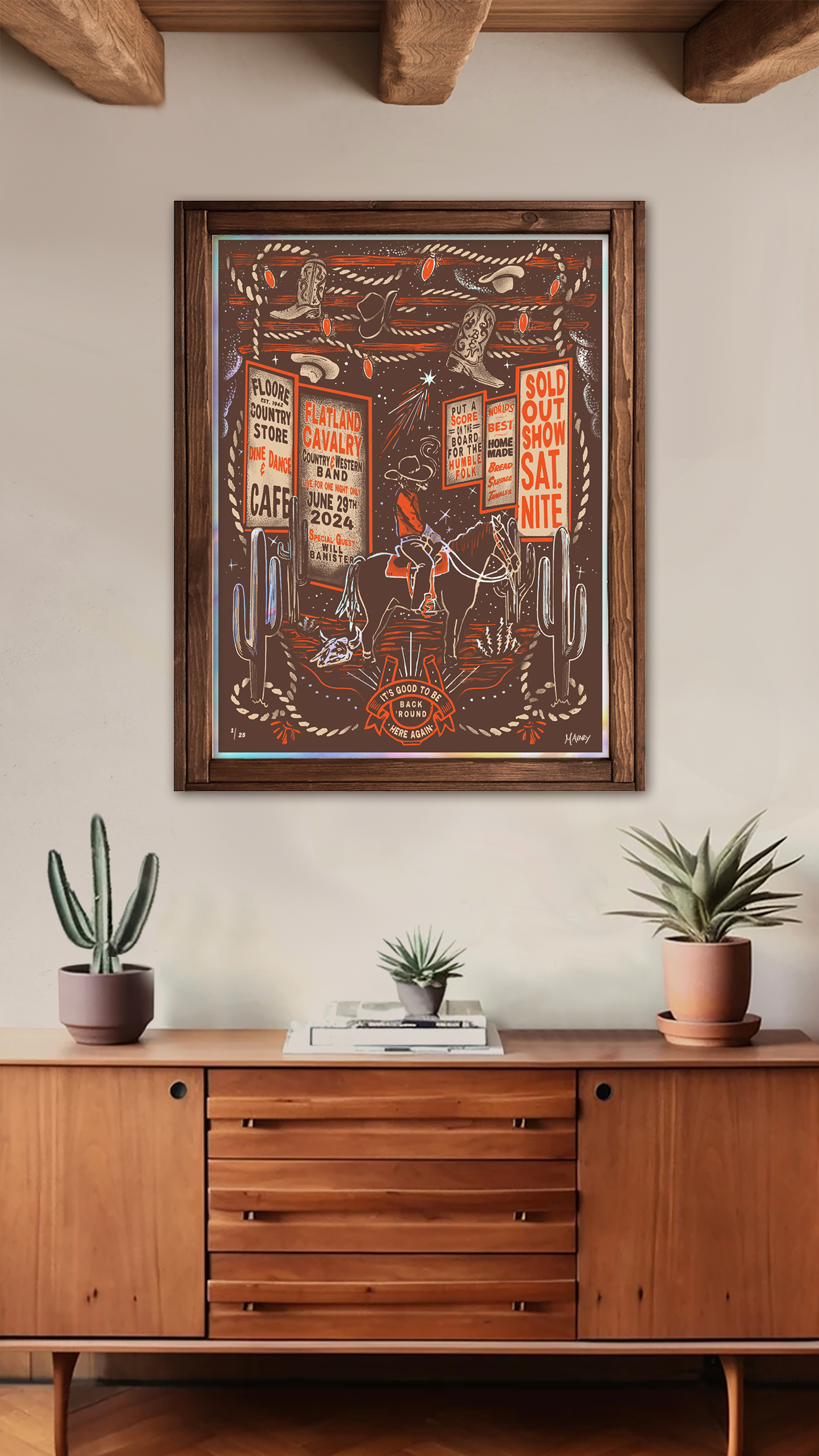 Flatland Cavalry Poster | John T. Floores - Helotes, TX | 2024 (AP)