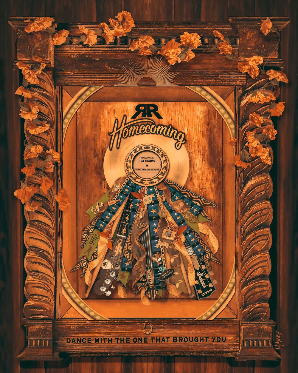 Randy Rogers Band | Commemorative "HOMECOMING" Album Print (AP)