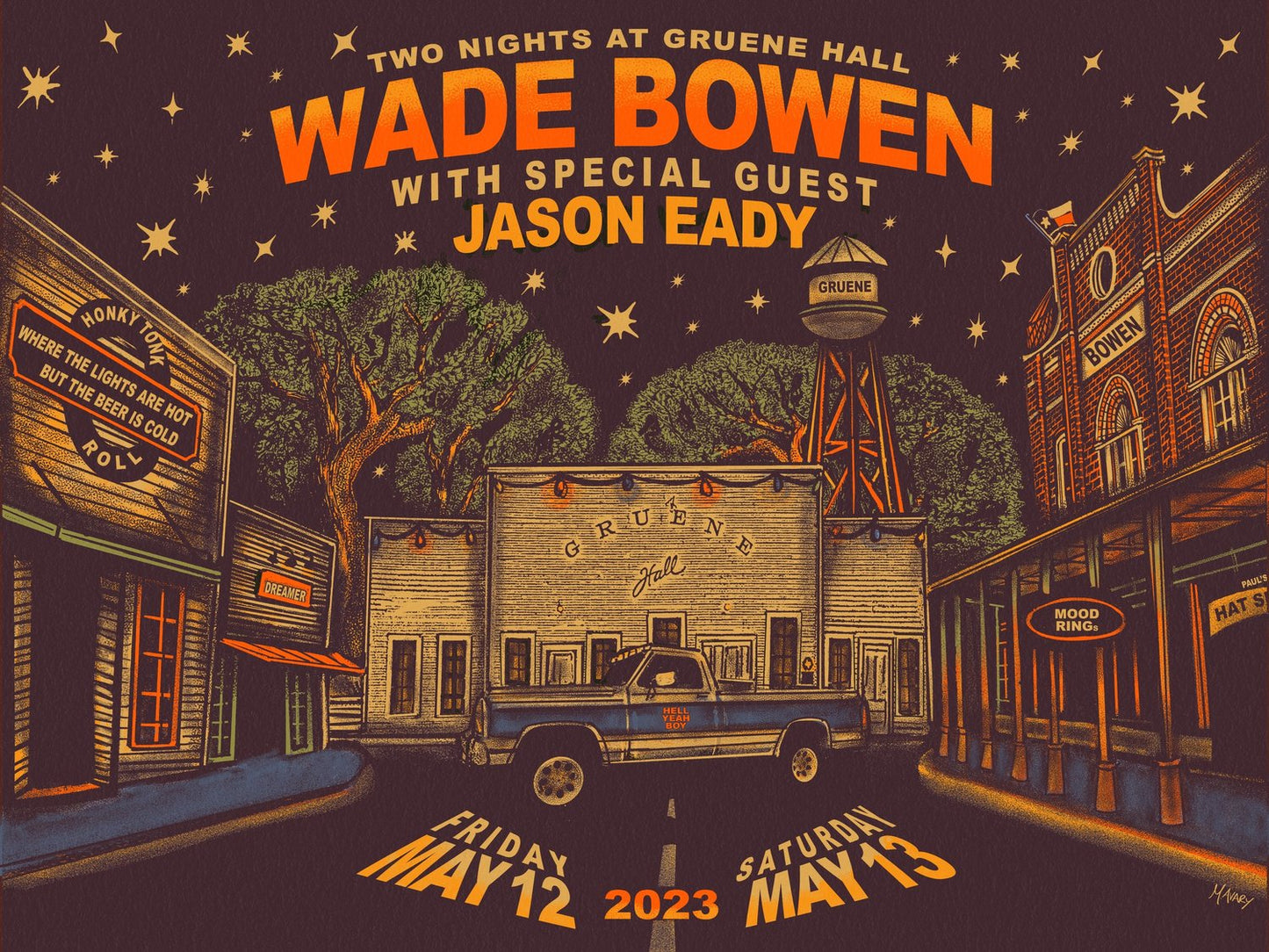 Wade Bowen & Jason Eady | Two Nights at Gruene Hall | May 2023 (AP)