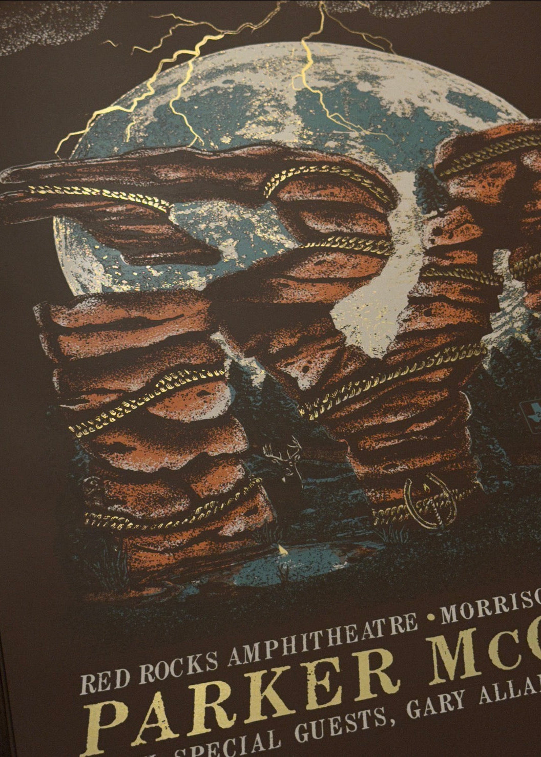 Parker McCollum Poster | Red Rocks Amphitheatre - MORRISON, CO