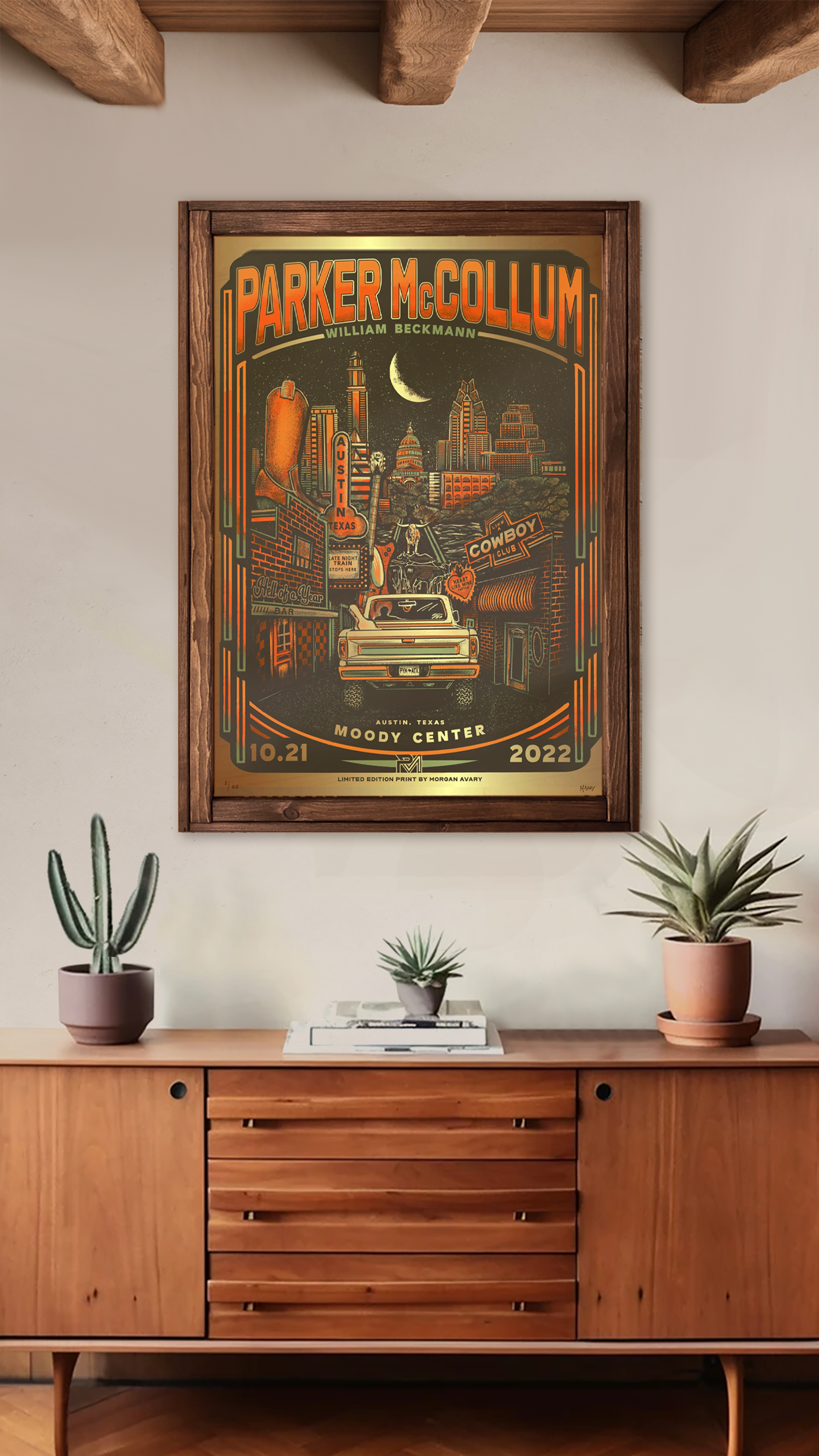 Parker McCollum Poster | Moody Center - Austin, TX | OCT '22 (AP)