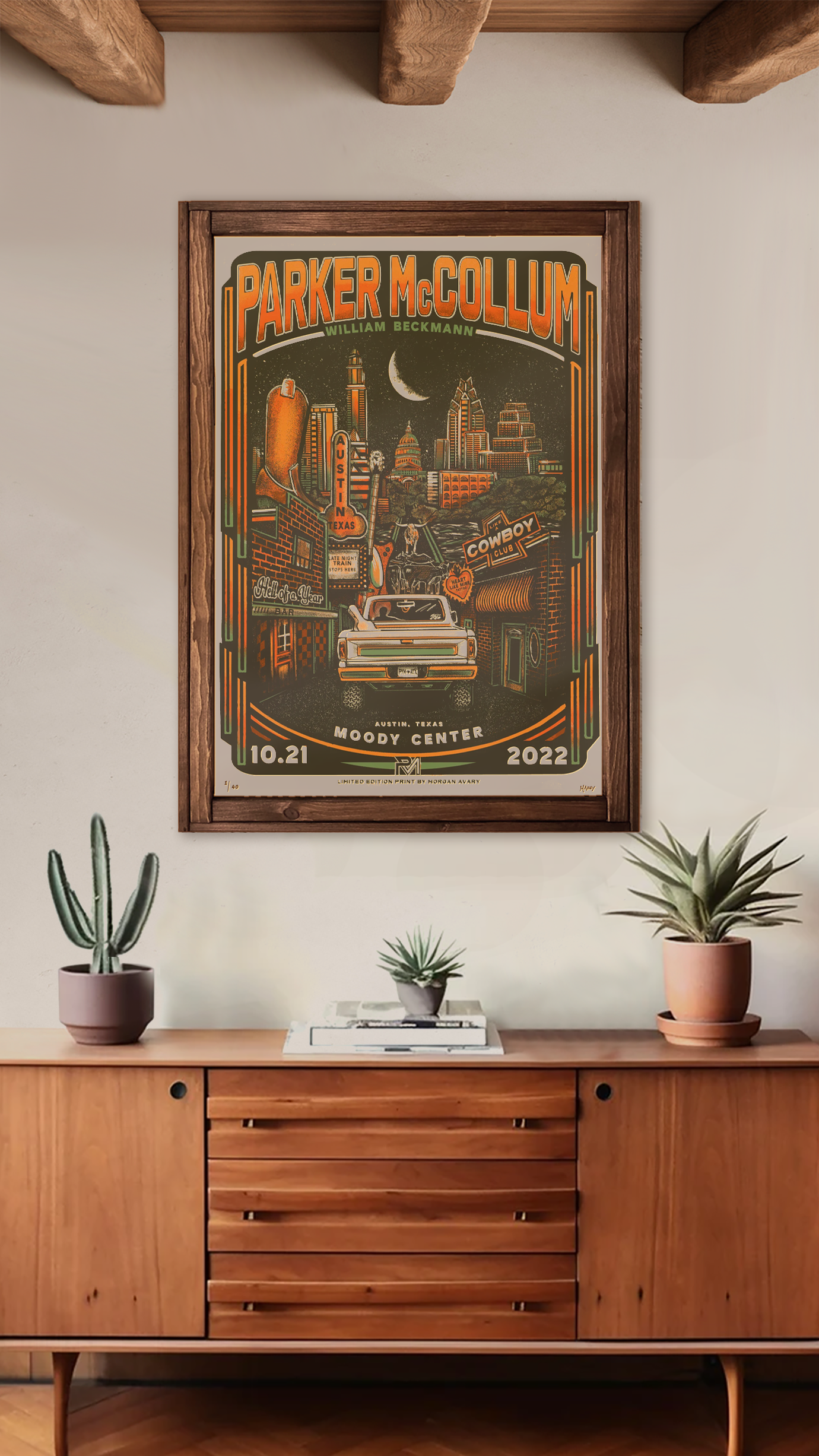 Parker McCollum Poster | Moody Center - Austin, TX | OCT '22 (AP)