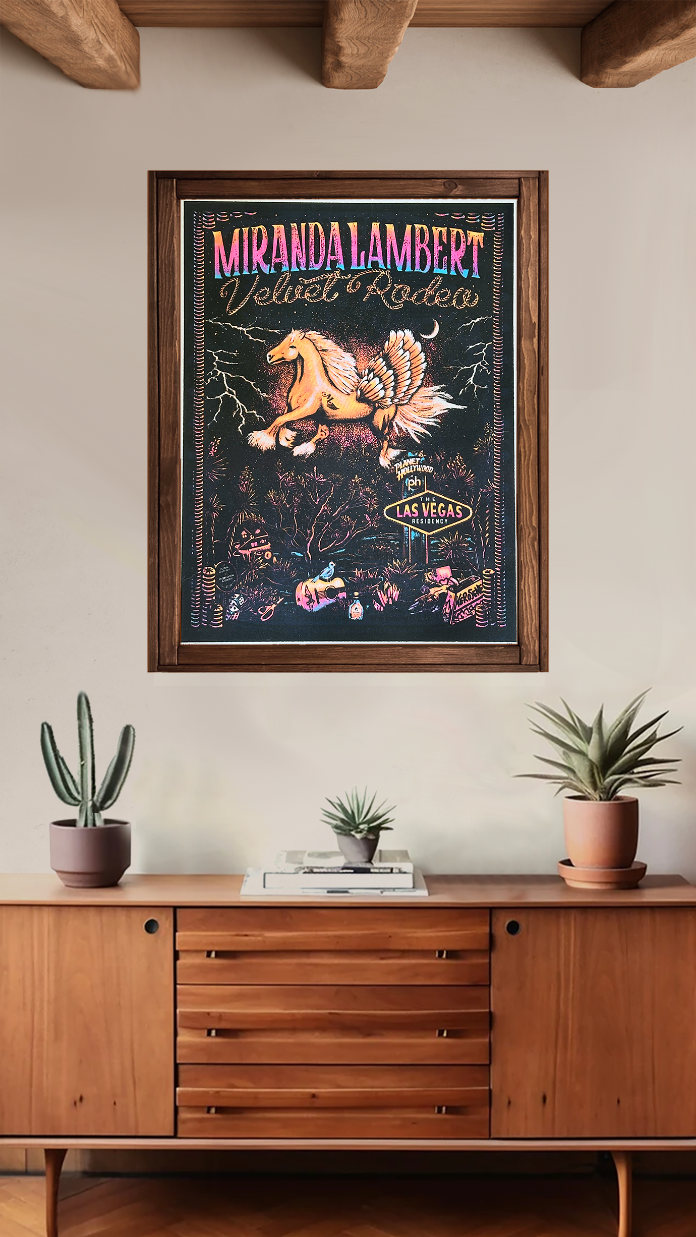 RARE - Miranda Lambert | Las Vegas Residency | Velvet Flocked Poster