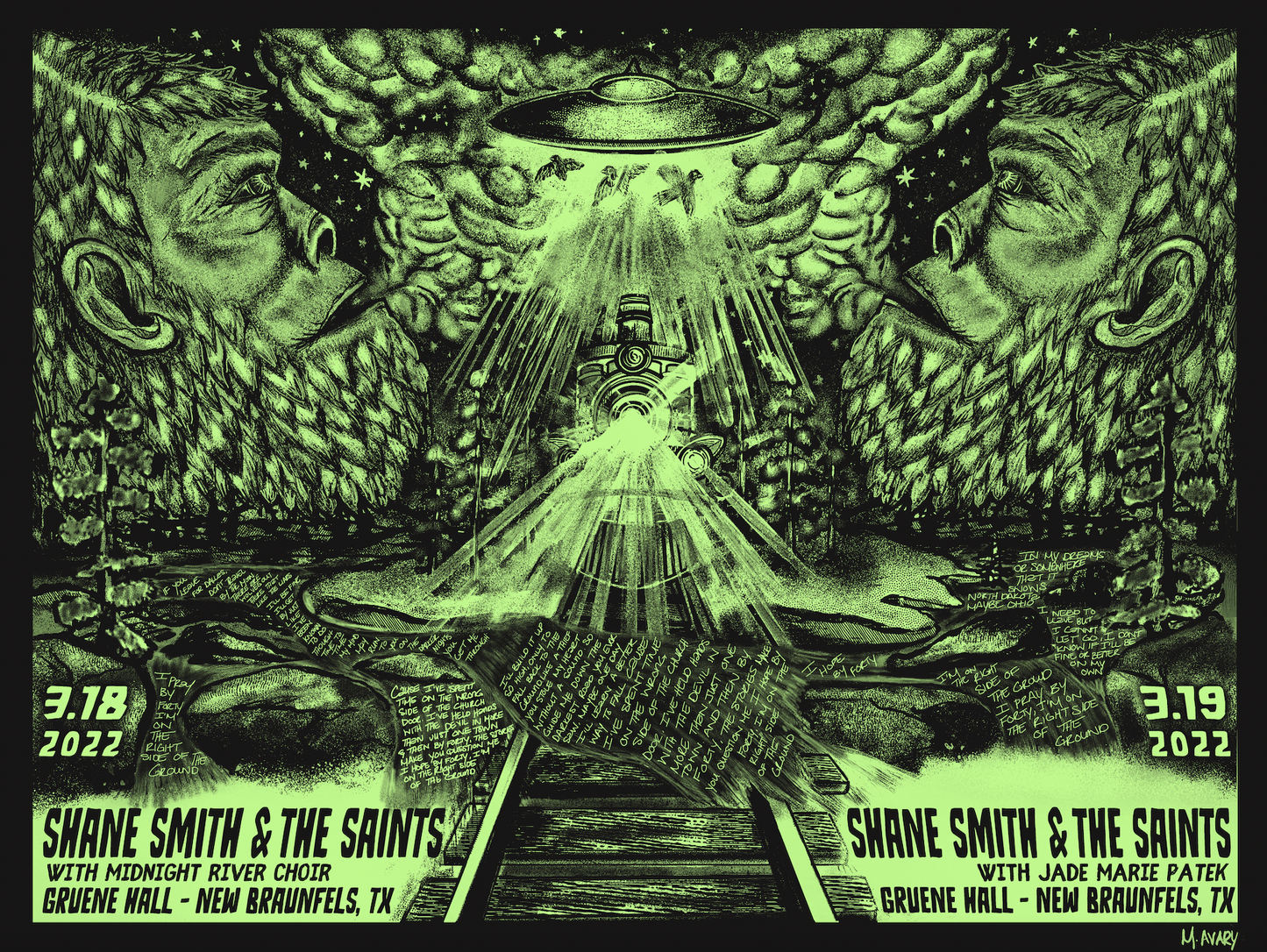 Shane Smith And The Saints | (GLOW) Two Nights at Gruene Hall | March 2022 (AP)